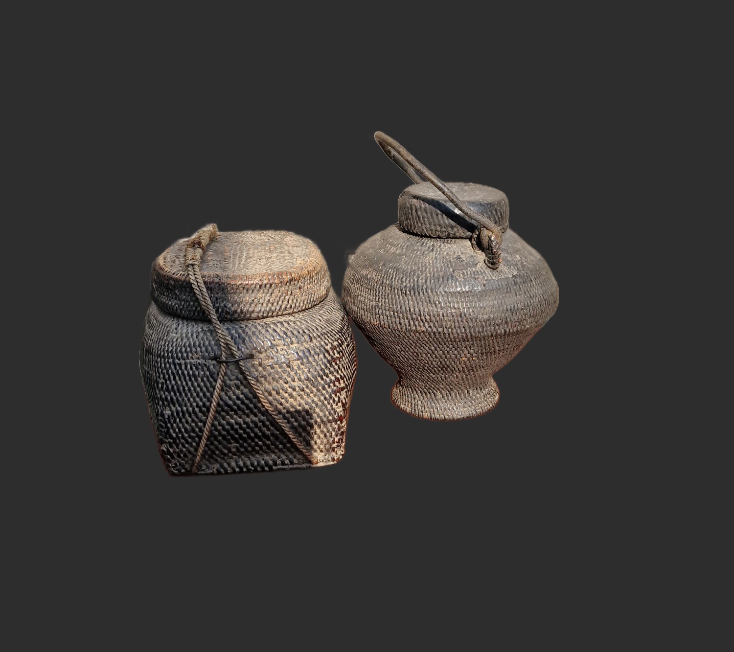 A pair Basket, Ifugao, Philippines view 2