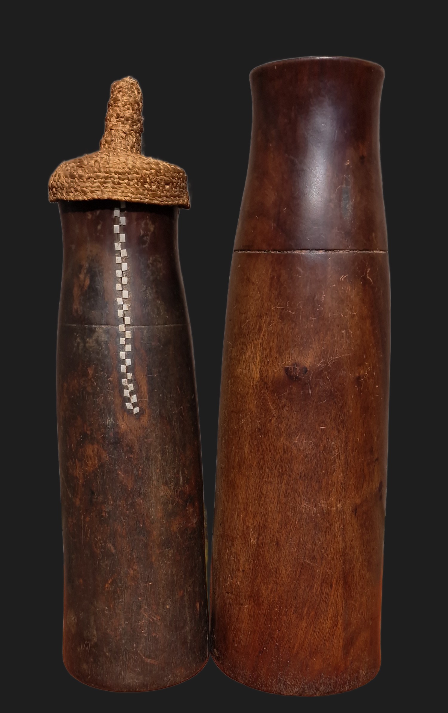 Pair of Tutsi Milk Containers (Inkongoro) Rwanda view 2