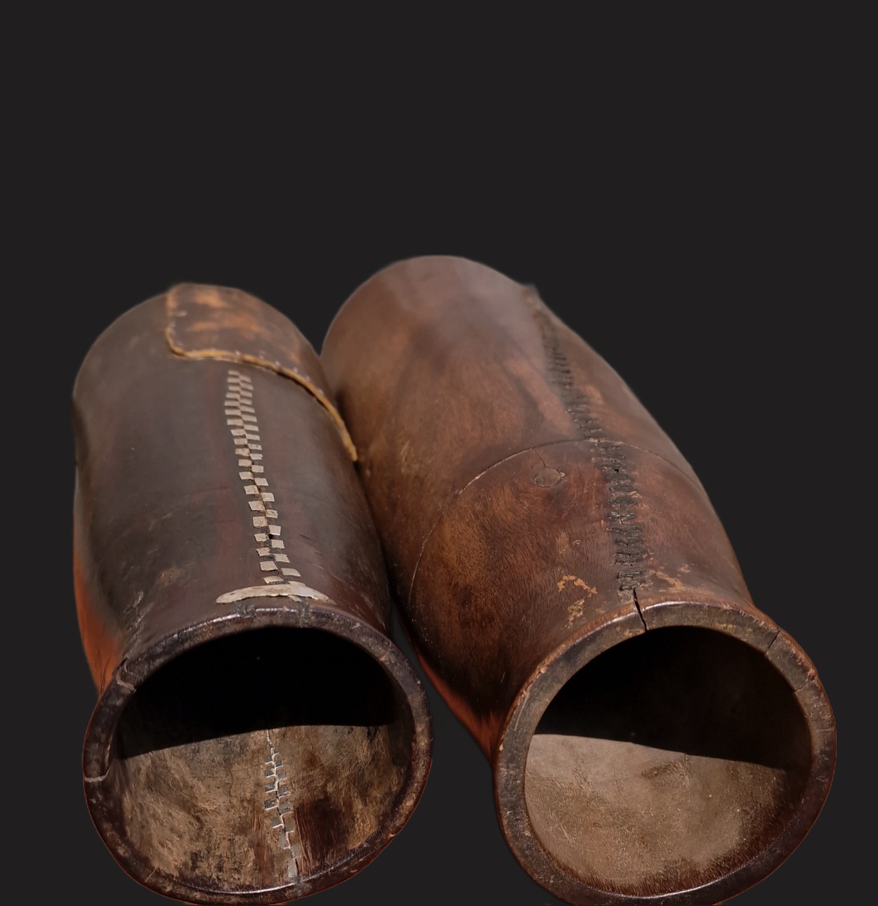 Pair of Tutsi Milk Containers (Inkongoro) Rwanda view 3