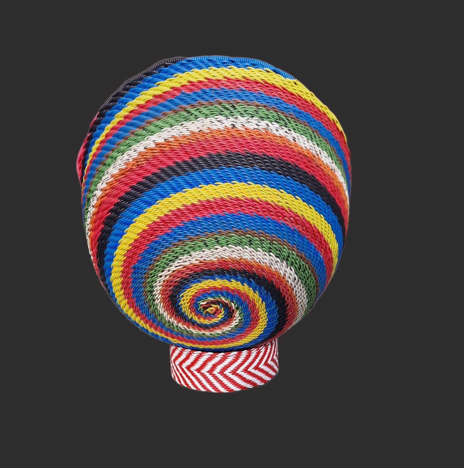 Telephone Wire Basket, Zulu Tribe, South Africa view 3