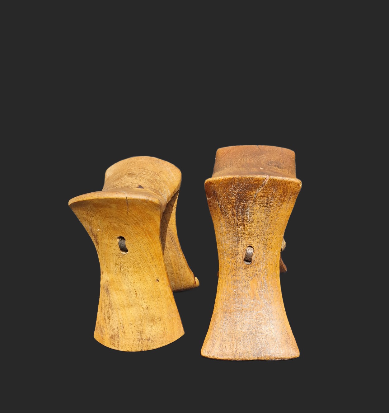 A pair of Turkana Headrest, Kenya. view 3