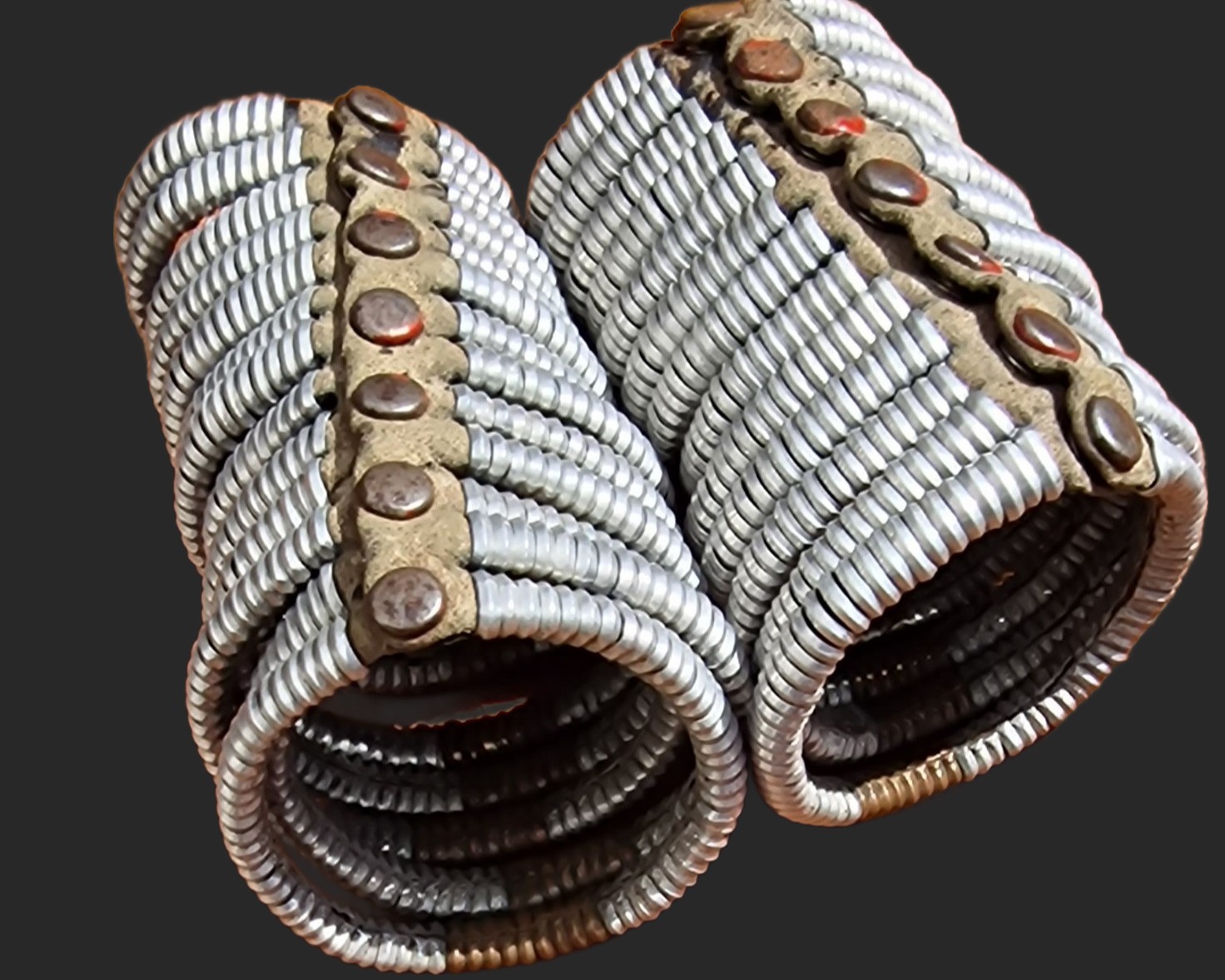 A pair of Zulu Bracelets, South Africa