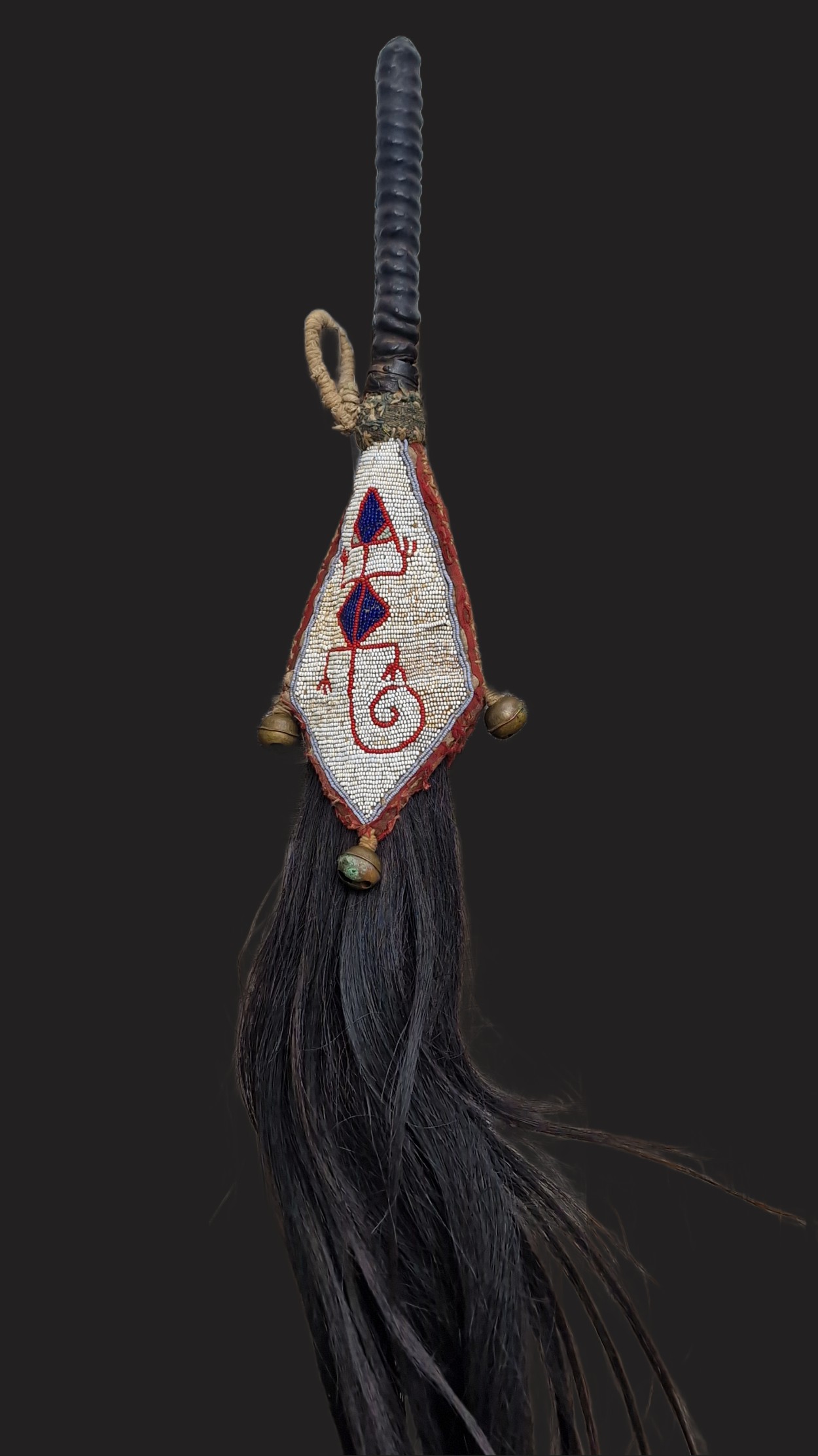 Yoruba Fly Whisk (Nigeria, Late 20th Century) view 2