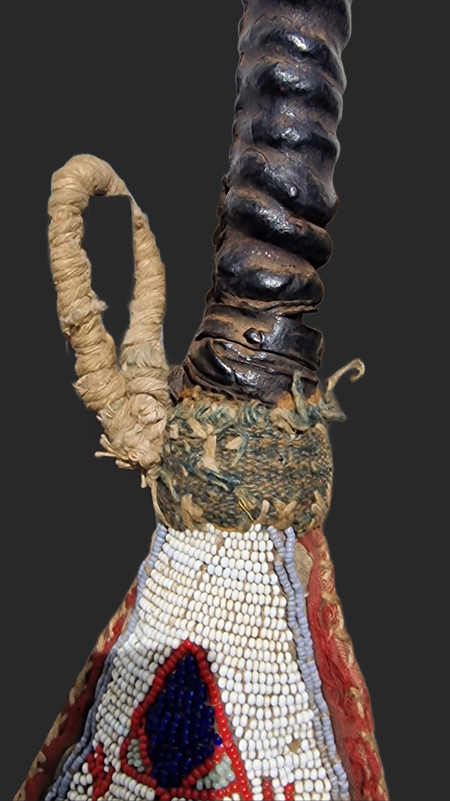 Yoruba Fly Whisk (Nigeria, Late 20th Century) view 3