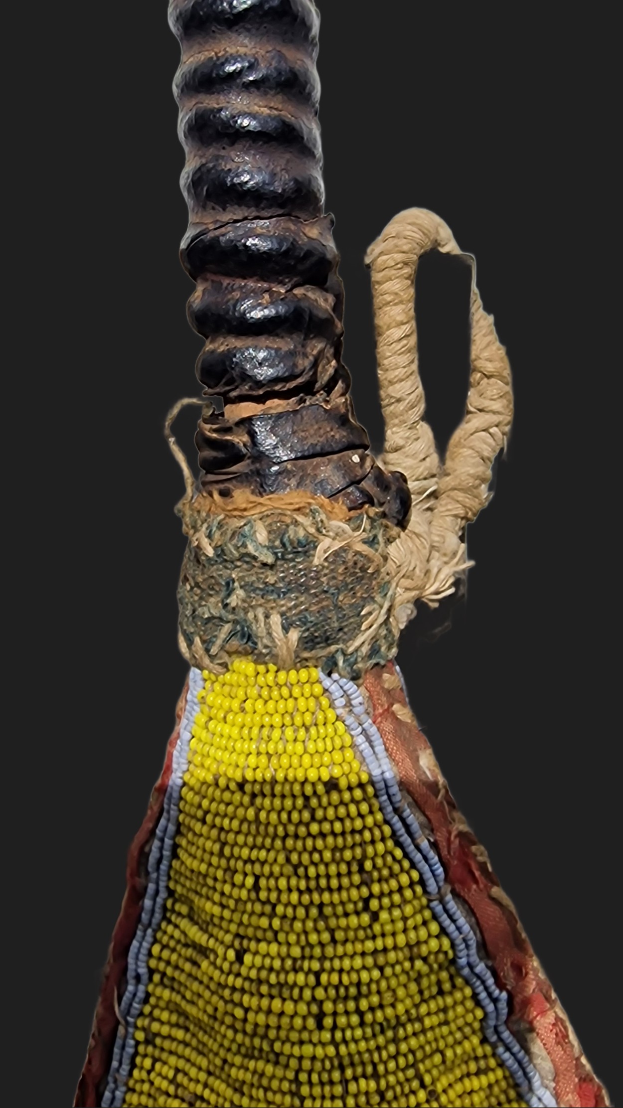 Yoruba Fly Whisk (Nigeria, Late 20th Century) view 4