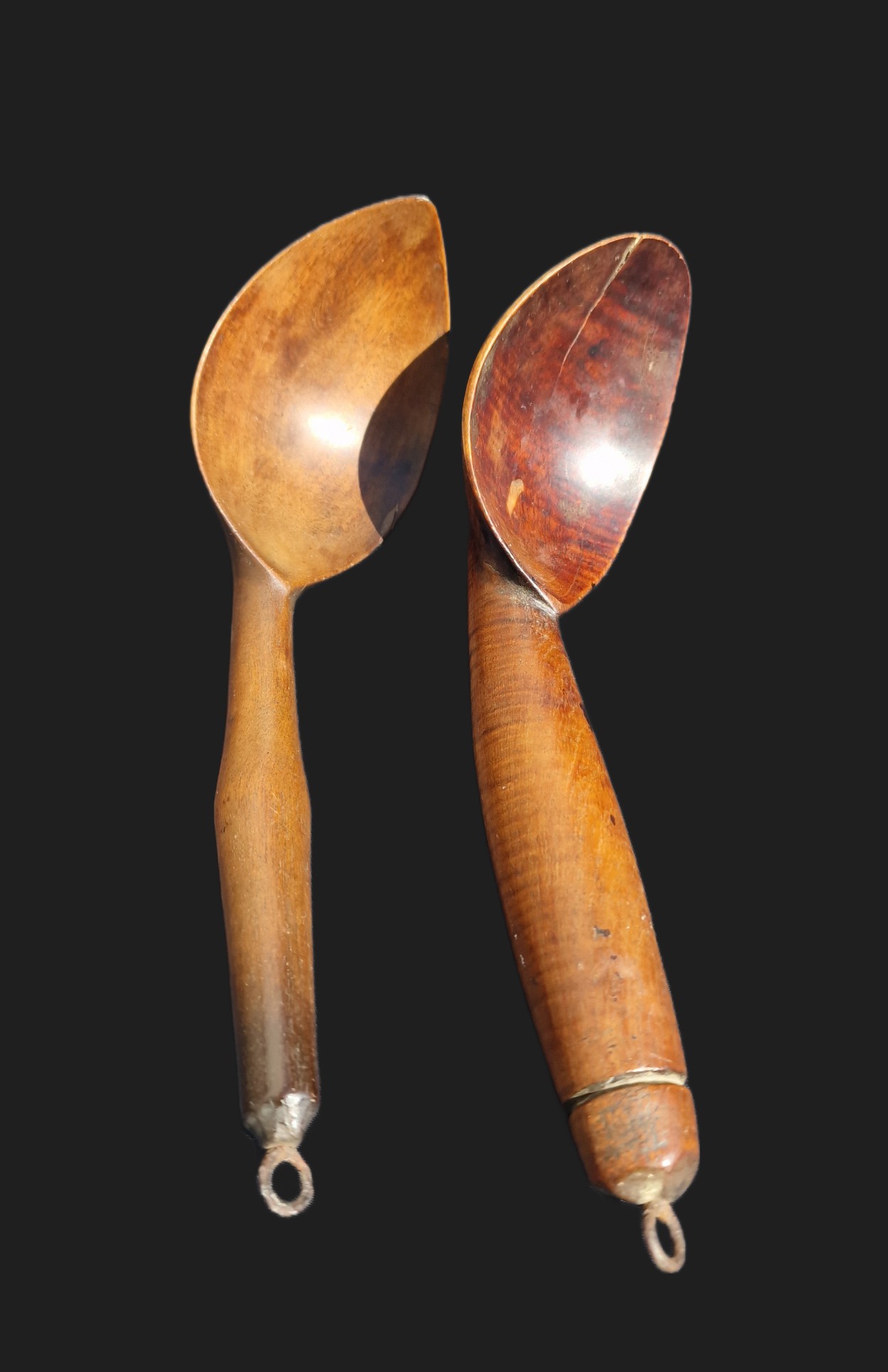 Antique Pair of Wooden Spoons – Philippine Islands view 2