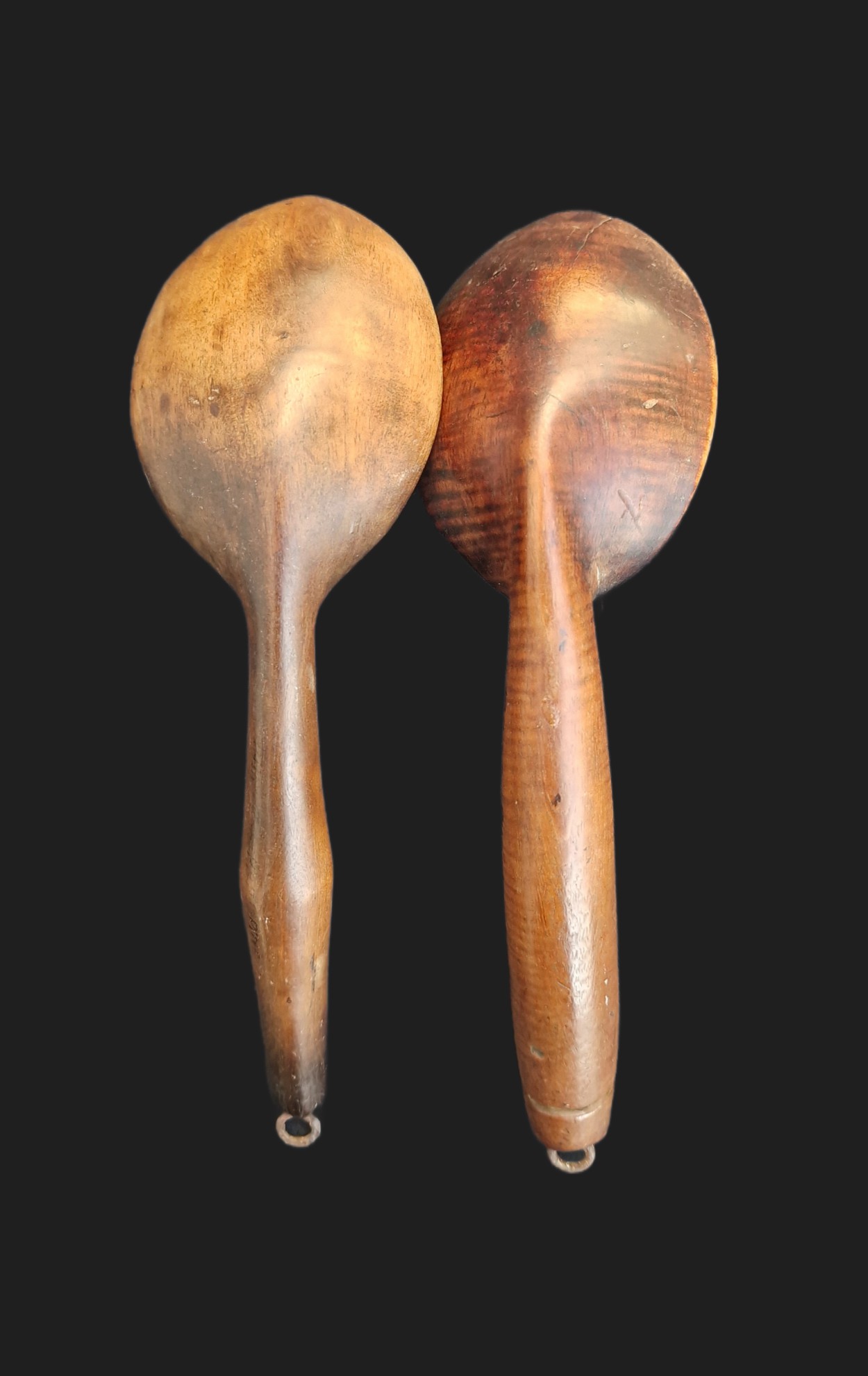 Antique Pair of Wooden Spoons – Philippine Islands view 3