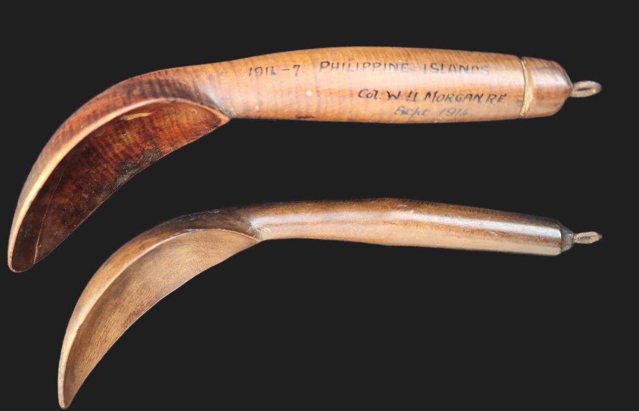 Antique Pair of Wooden Spoons – Philippine Islands view 4