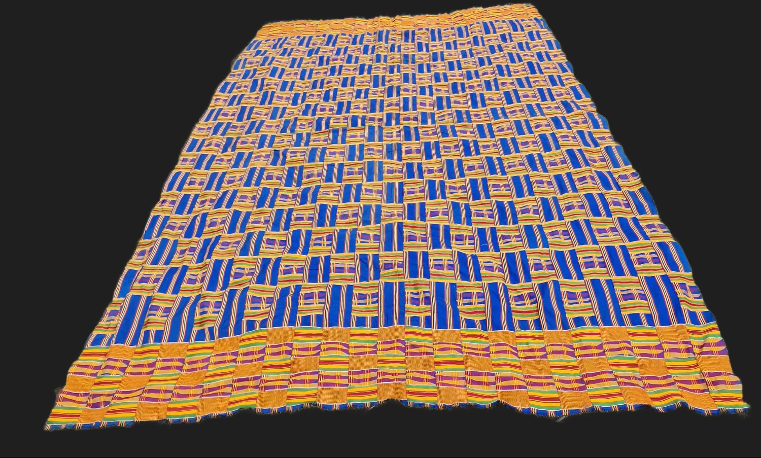 Kente Men's Cloth, Ghana. view 3