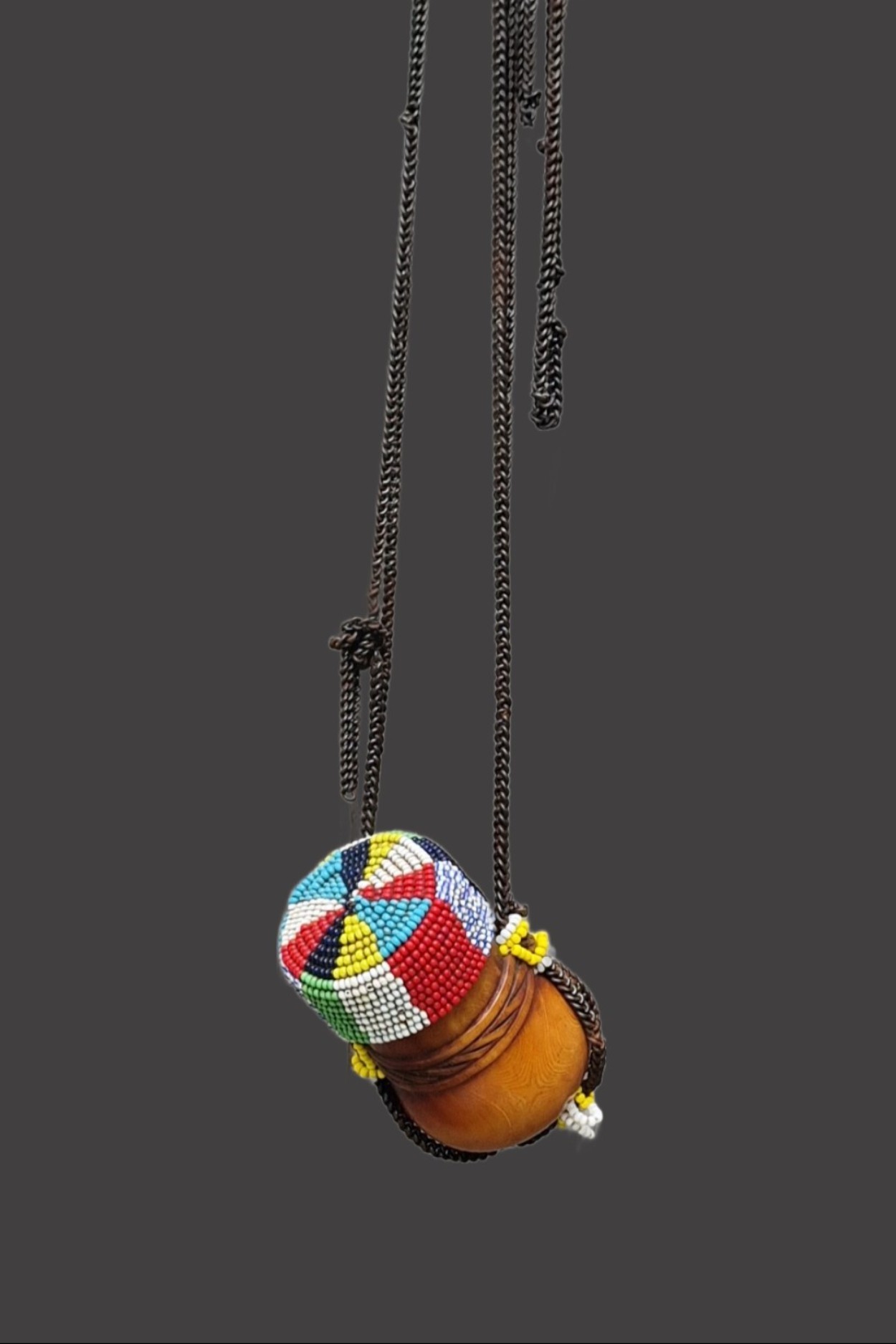 Maasai Snuff Container,Kenyan.