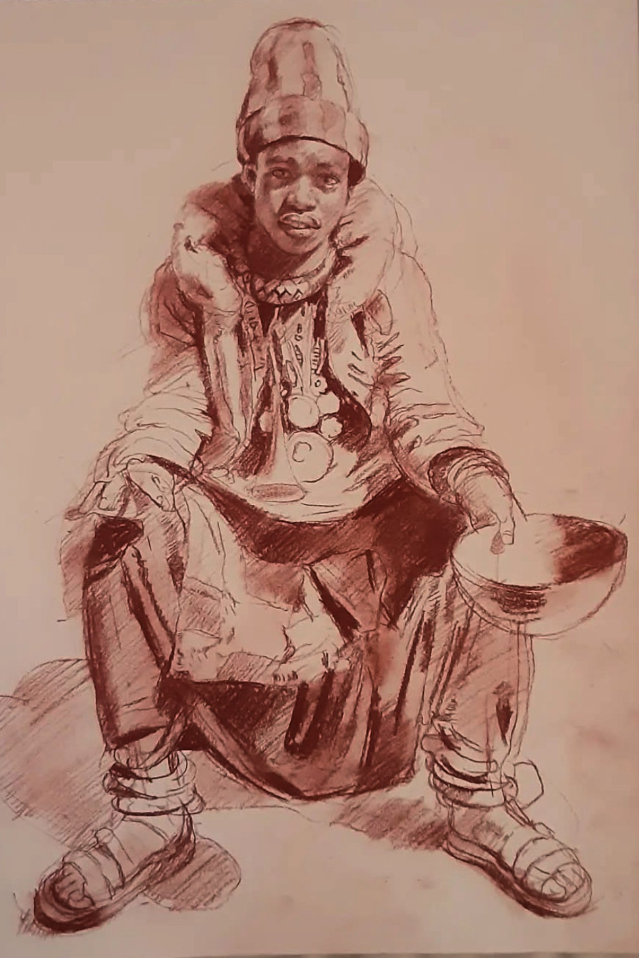 Study of a Young Bayfalle Man.