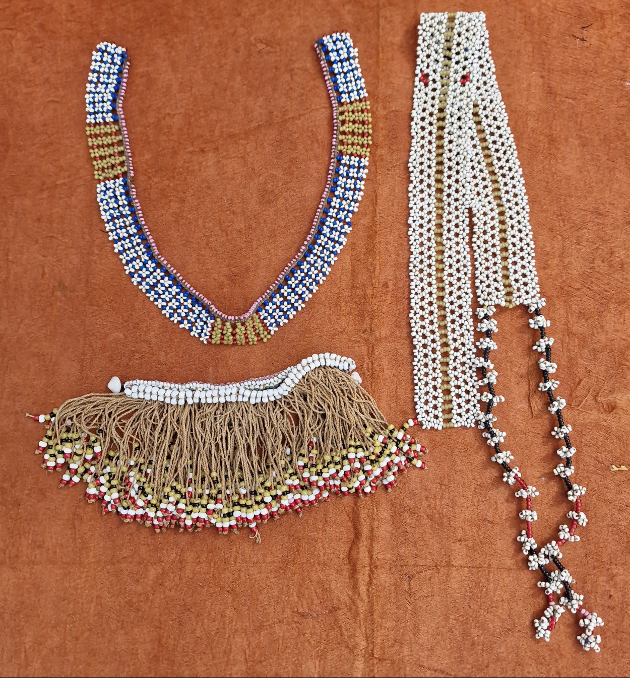 Xhosa Beaded Jewelry Trio – Mid-20th Century South Africa.