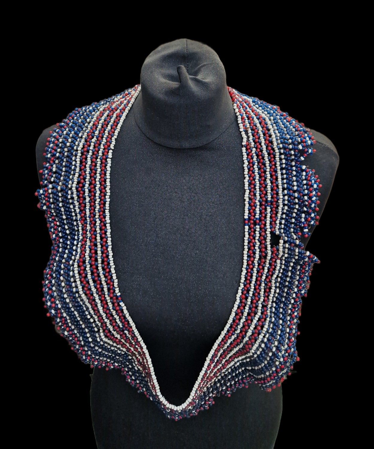 Xhosa Netted Collar (Ingqosha) – Extra Large, South Africa