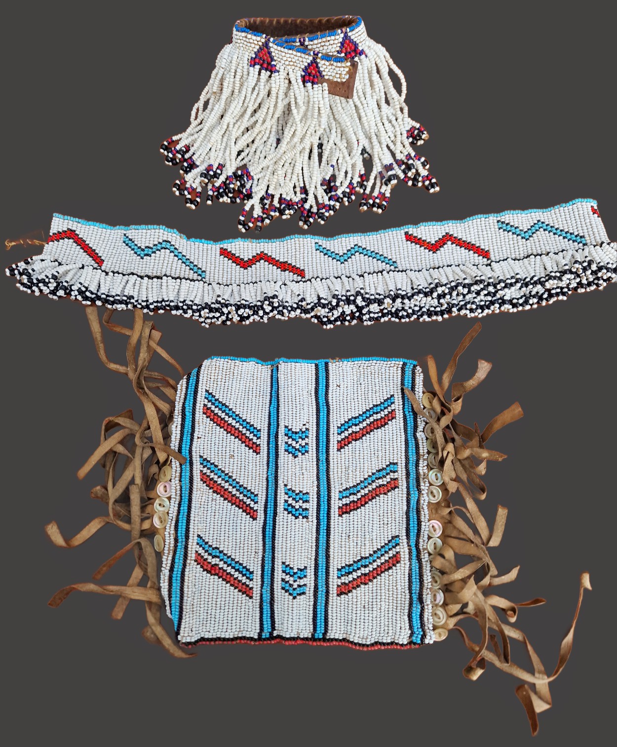 Zulu Regalia Beadwork Collection, South Africa. view 2