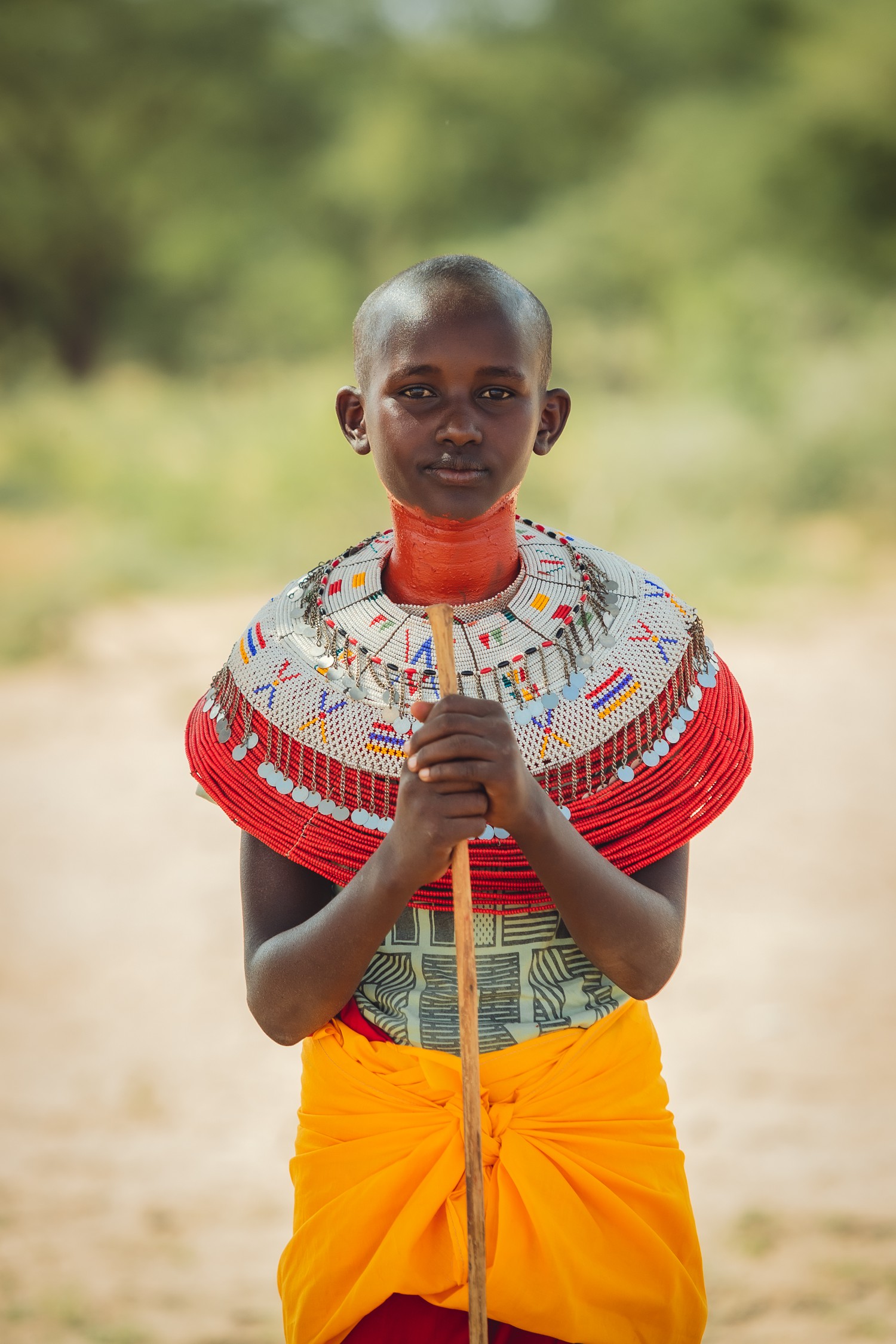  Young Samburu Boy Adorned: Celebrating Culture and Evolving Identity.