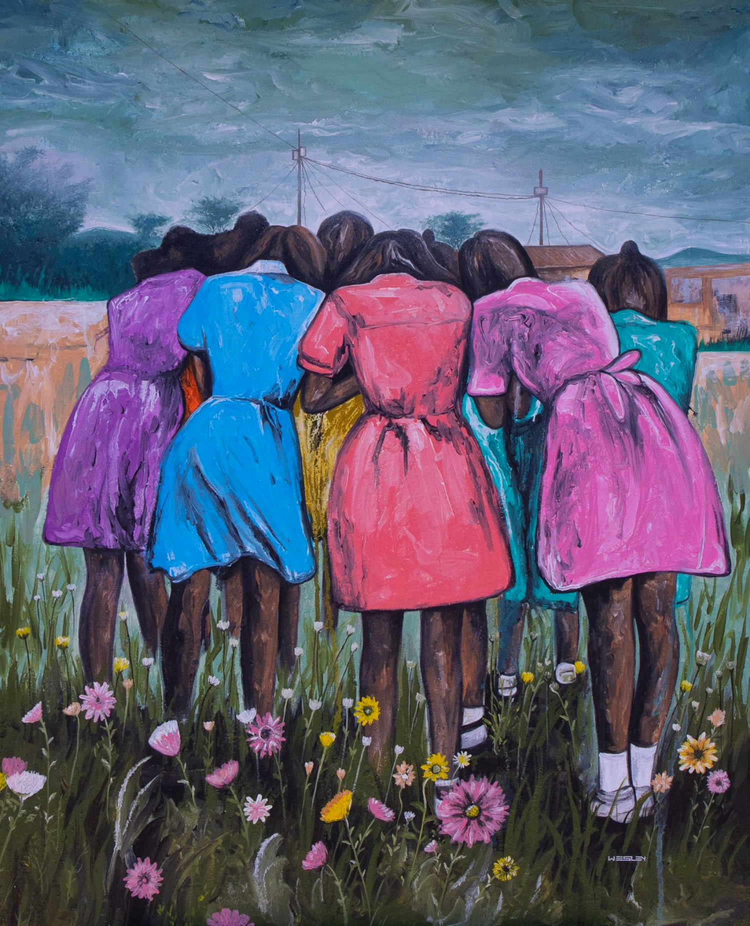 In Prayer. 