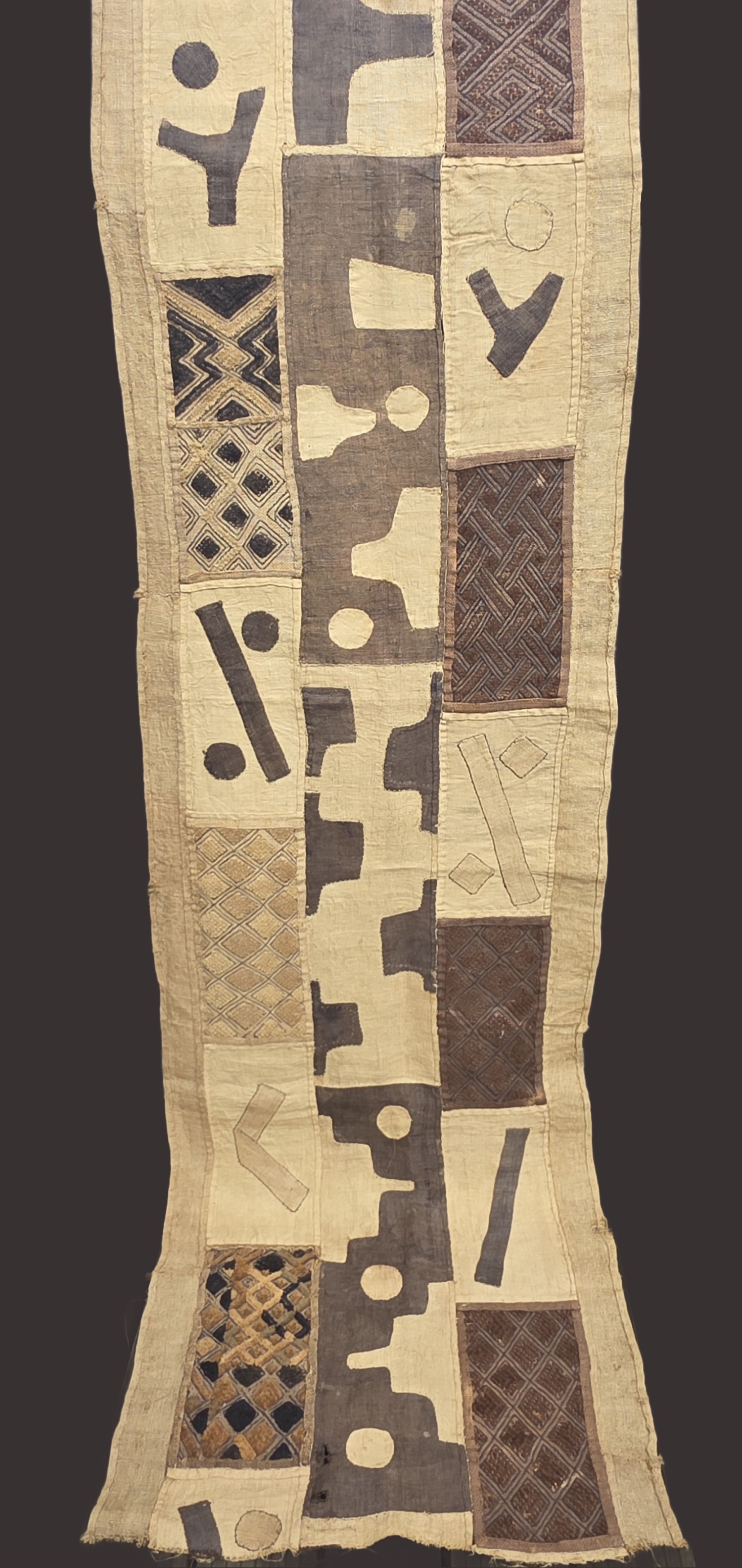 Vintage Kuba Cloth – Congo | Contemporary Appliqué Design . view 2